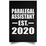 Paralegal Assistant Established EST. 2020 - Poster Portrait