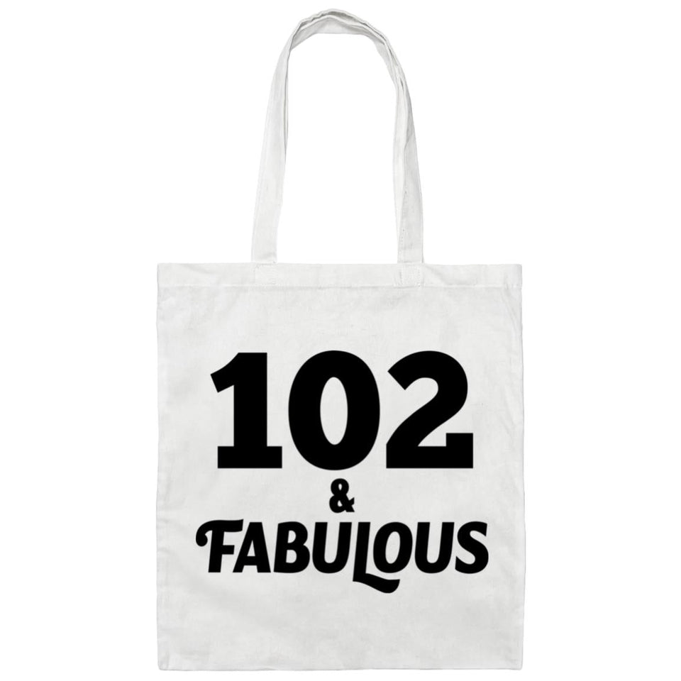102nd Birthday 102 & Fabulous - Tote Bag White