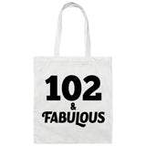 102nd Birthday 102 & Fabulous - Tote Bag White