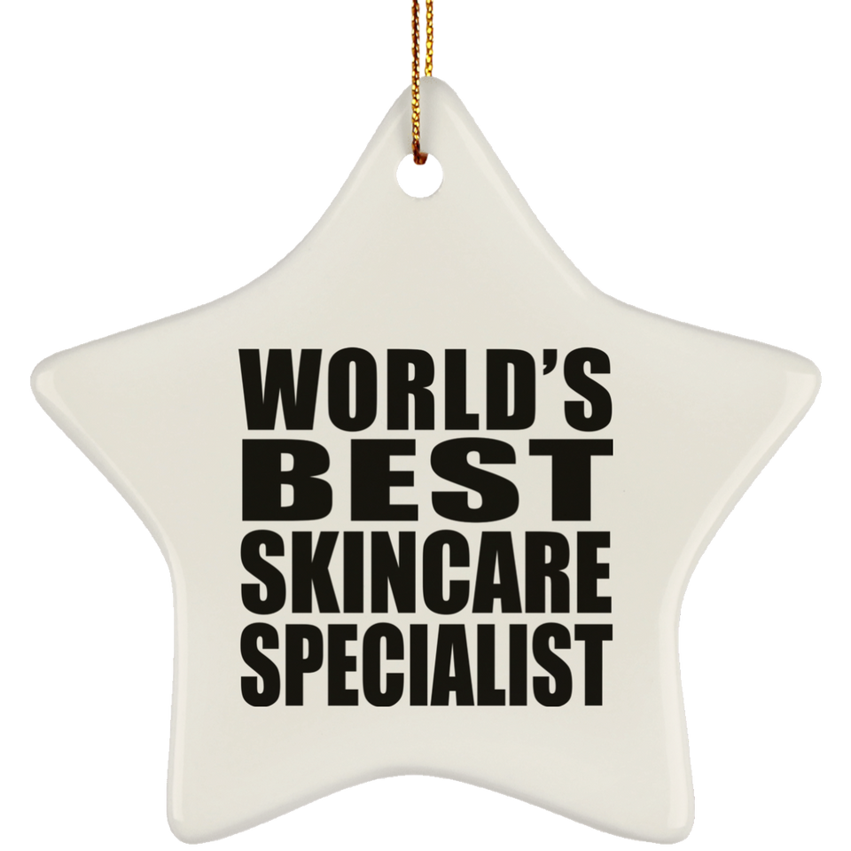 World's Best Skincare Specialist - Star Ornament