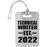 Technical Writer Established EST. 2022 - Luggage Bag Tag