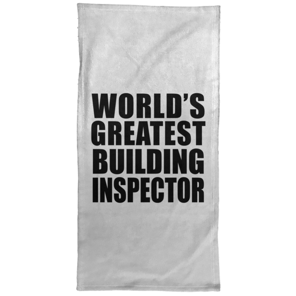 World's Greatest Building Inspector - Hand Towel