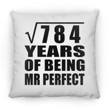 28th Anniversary Square Root of 784 Years of Mr Perfect - Throw Pillow