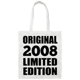 16th Birthday Original 2008 Limited Edition - Tote Bag White