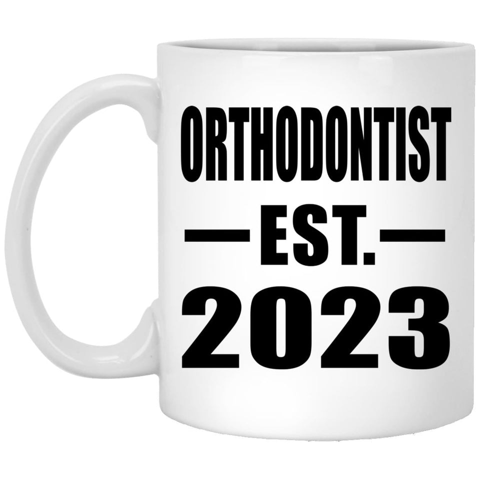 Orthodontist Established EST. 2023 - 11oz Coffee Mug