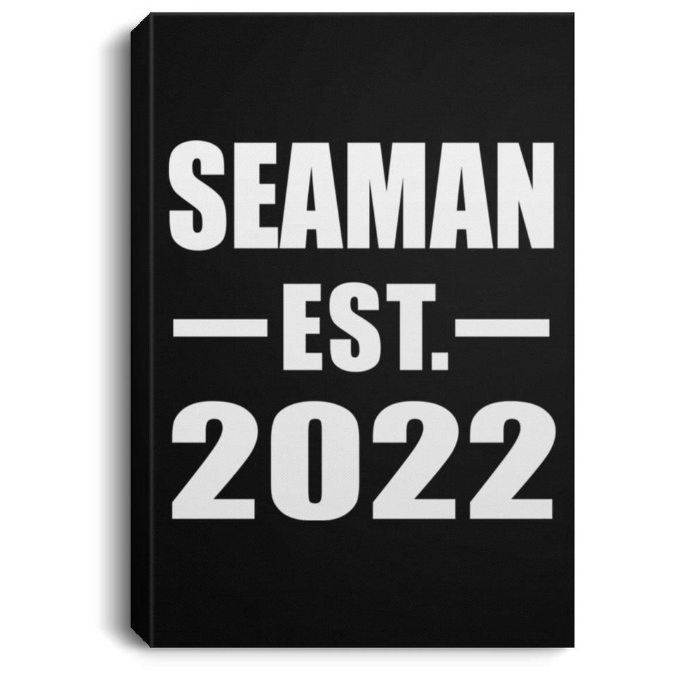 Seaman Established EST. 2022 - Canvas Portrait