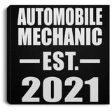Automobile Mechanic Established EST. 2021 - Canvas Square