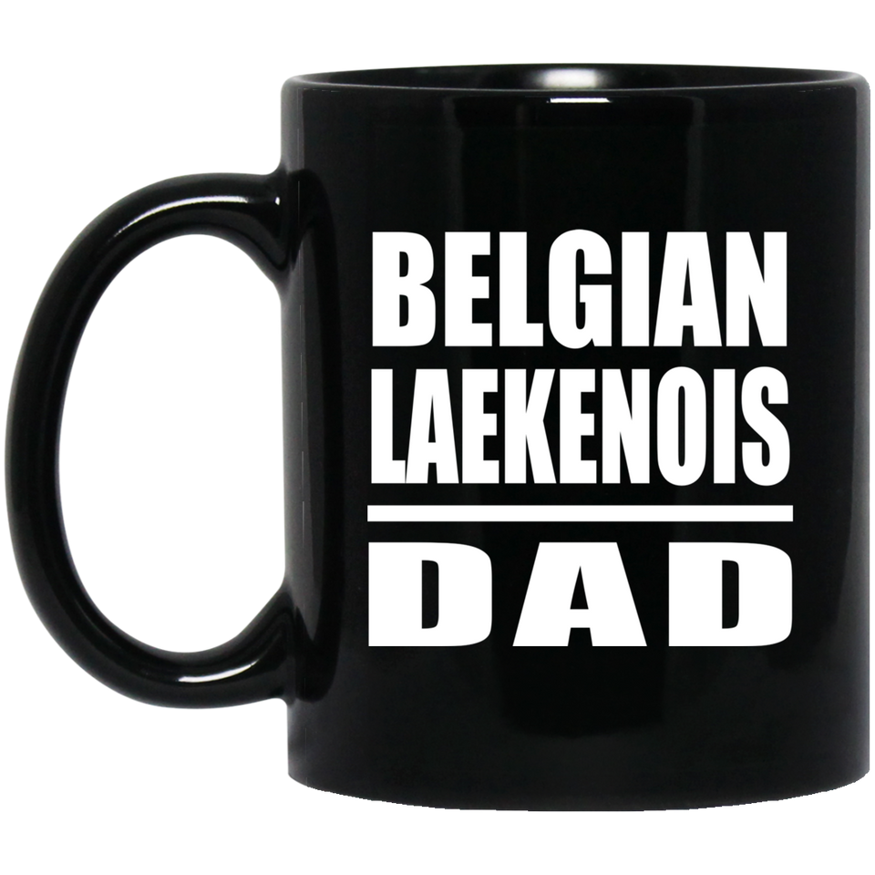 Belgian Laekenois Dad - 11oz Coffee Mug Black