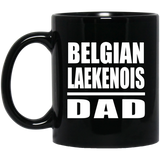 Belgian Laekenois Dad - 11oz Coffee Mug Black