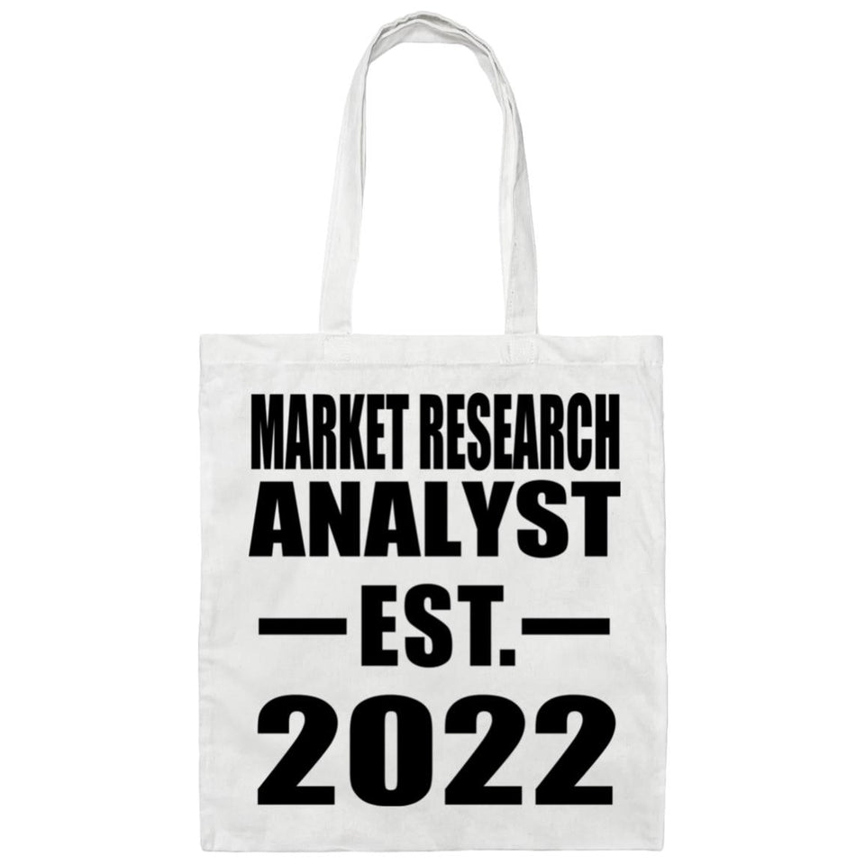Market Research Analyst Established EST. 2022 - Tote Bag White
