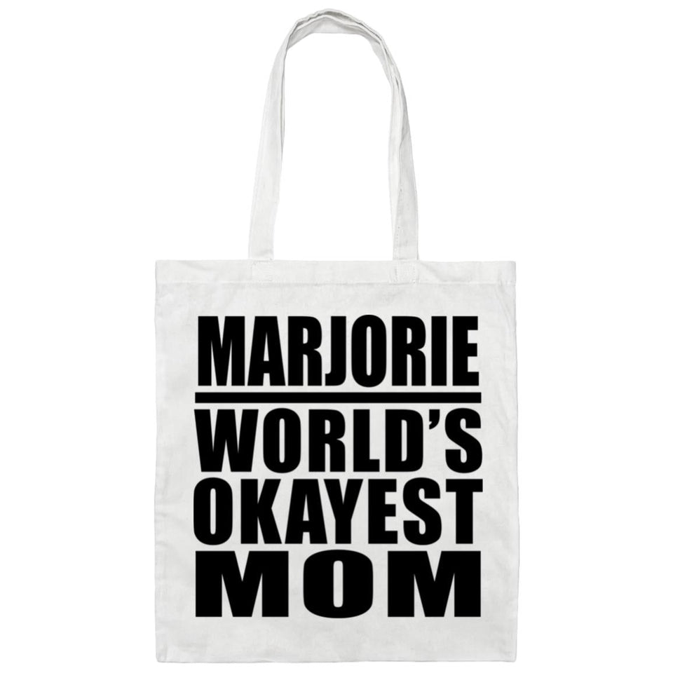 Marjorie World's Okayest Mom - Tote Bag White