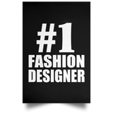 Number One #1 Fashion Designer - Poster Portrait