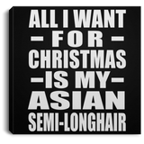 All I Want For Christmas Is My Asian Semi-Longhair - Canvas Square