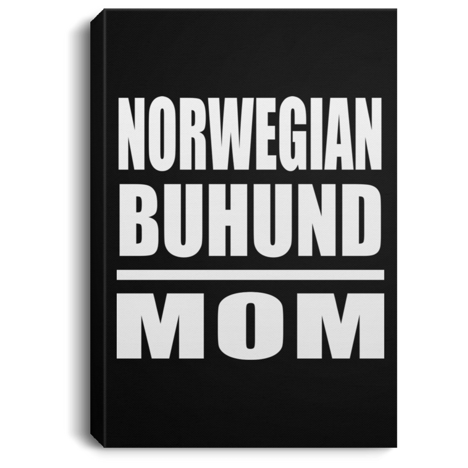Norwegian Buhund Mom - Canvas Portrait