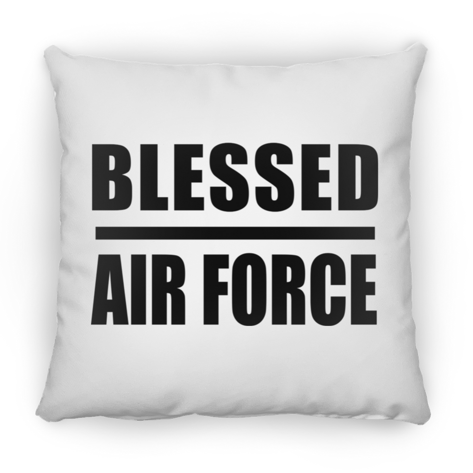 Blessed Air Force - Throw Pillow