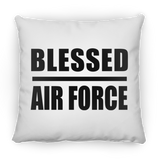 Blessed Air Force - Throw Pillow