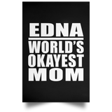 Edna World's Okayest Mom - Poster Portrait
