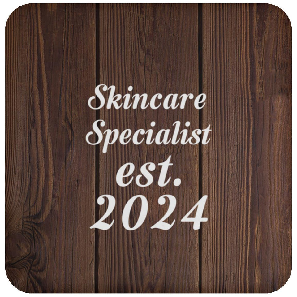 Skincare Specialist Established Est. 2024 - Drink Coaster D