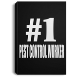 Number One #1 Pest Control Worker - Canvas Portrait