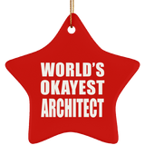 World's Okayest Architect - Star Ornament