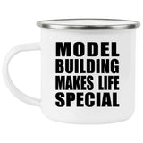 Model Building Makes Life Special - 12oz Camping Mug