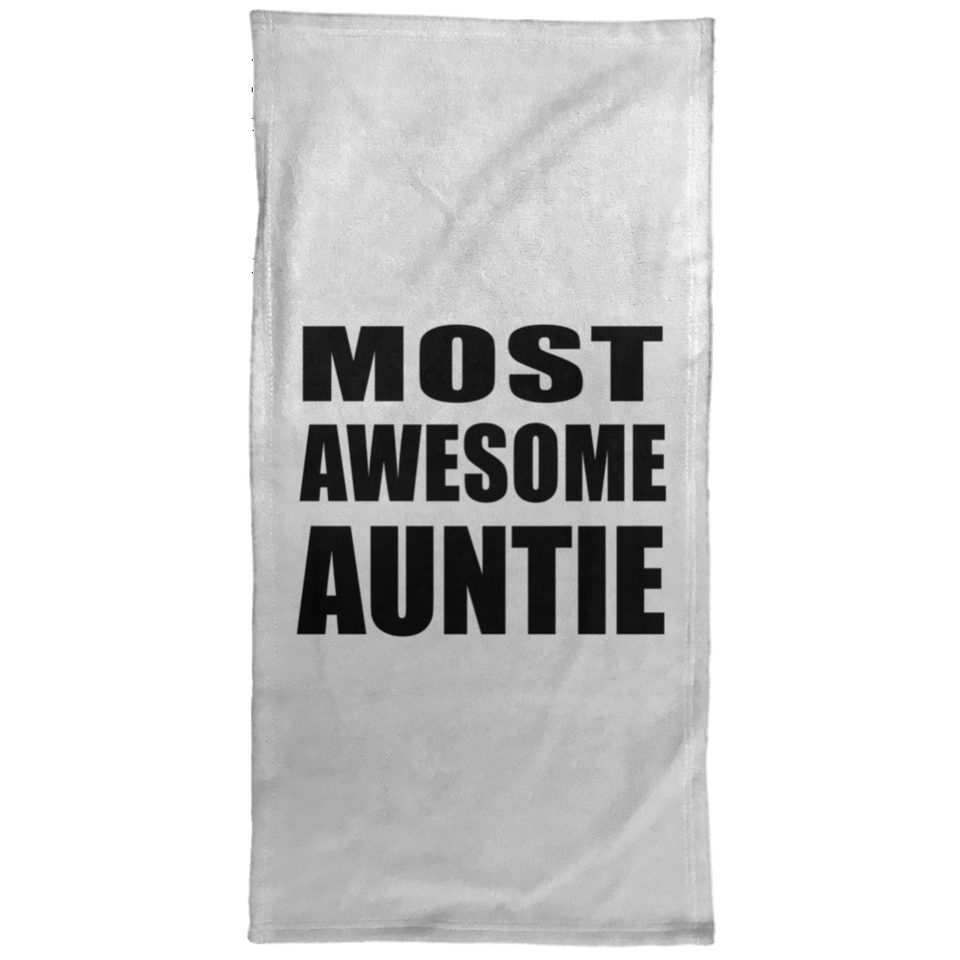 Most Awesome Auntie - Hand Towel