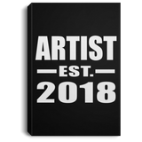 Artist Established EST. 2018 - Canvas Portrait