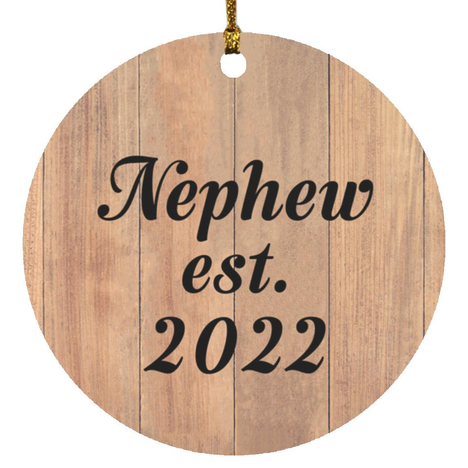 Nephew Established EST. 2022 - Circle Ornament C