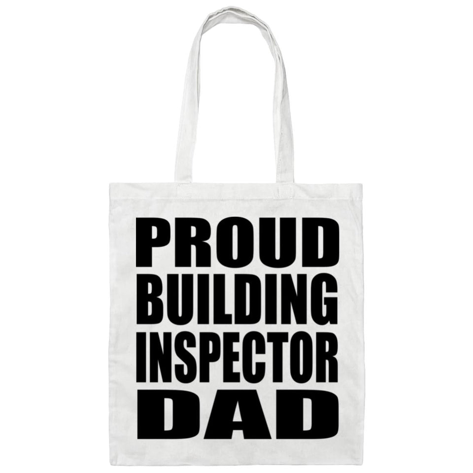 Proud Building Inspector Dad - Tote Bag White