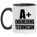 A+ Engineering Technician - 11oz Accent Mug Black