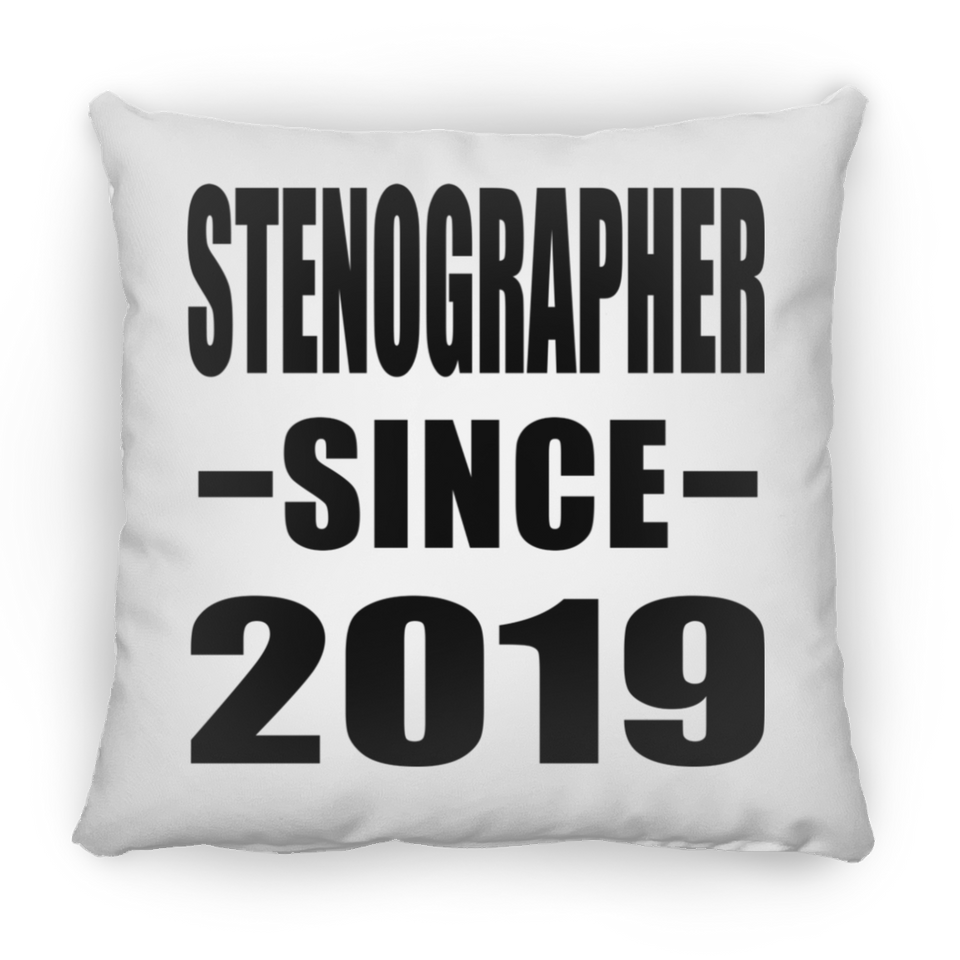 Stenographer Since 2019 - Throw Pillow