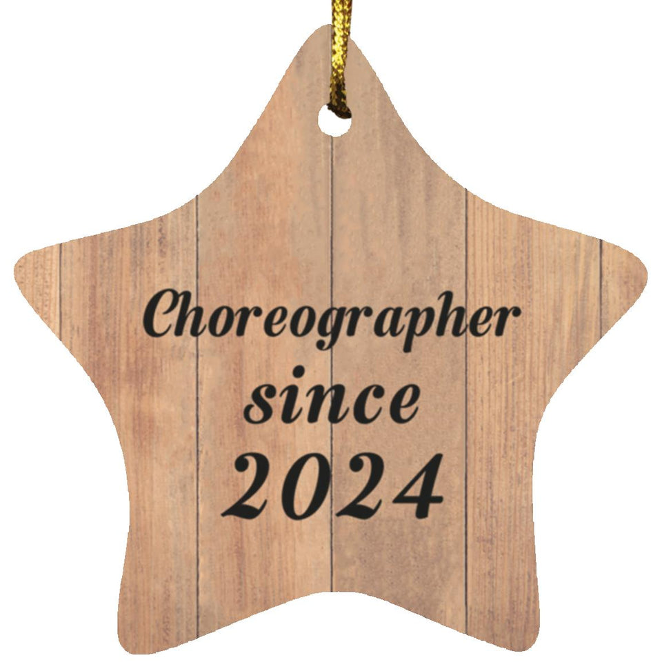 Choreographer Since 2024 - Star Ornament C