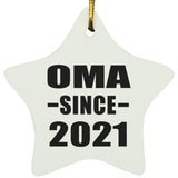Oma Since 2021 - Star Ornament