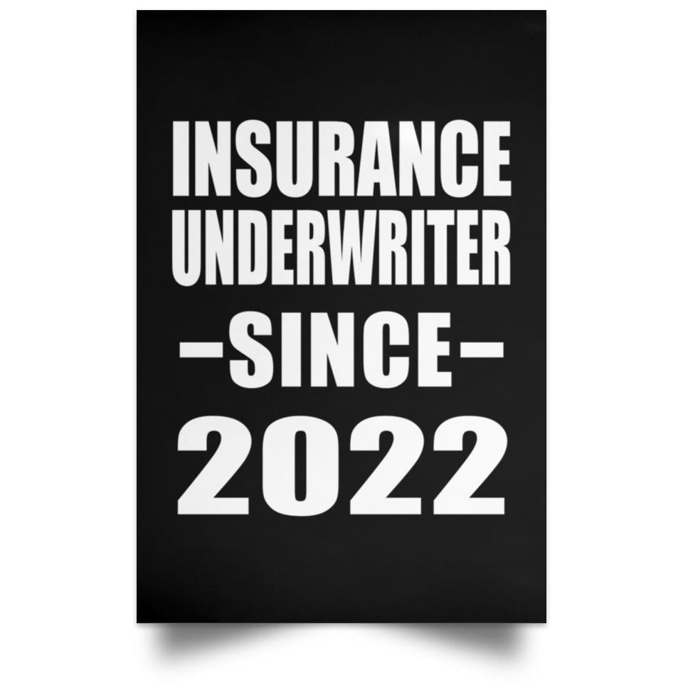 Insurance Underwriter Since 2022 - Poster Portrait