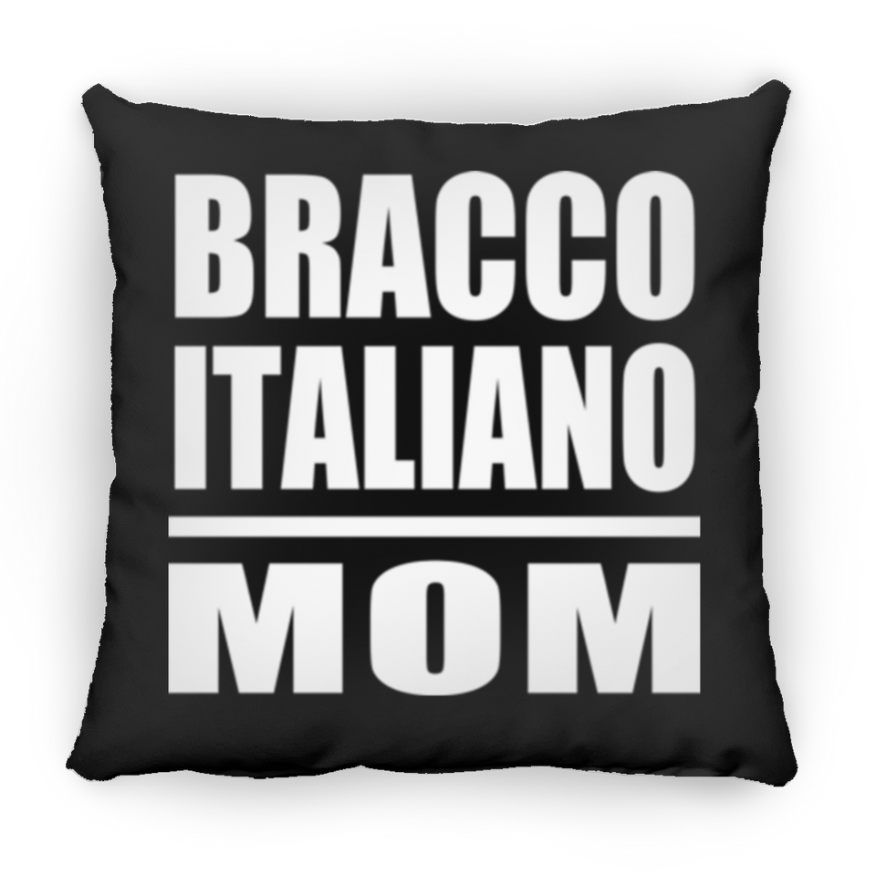 Bracco Italiano Mom - Throw Pillow Black