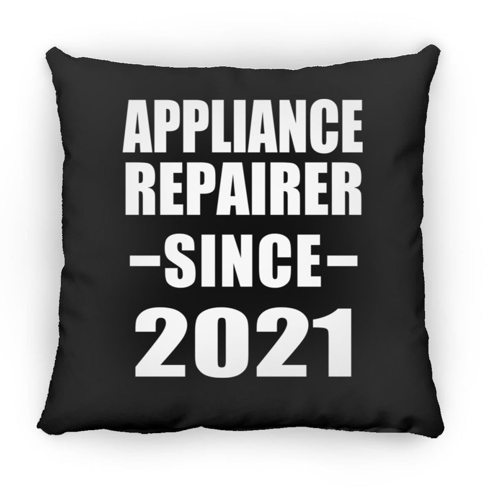 Appliance Repairer Since 2021 - Throw Pillow Black