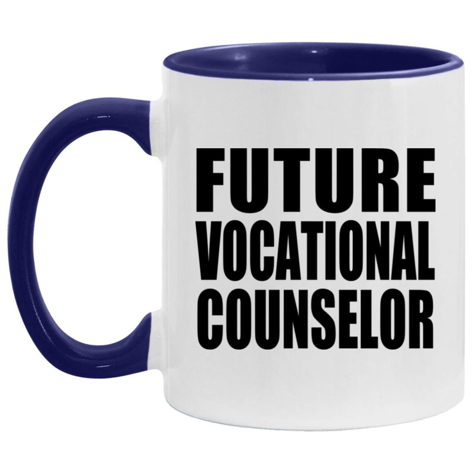 Future Vocational Counselor - 11oz Accent Mug Purple