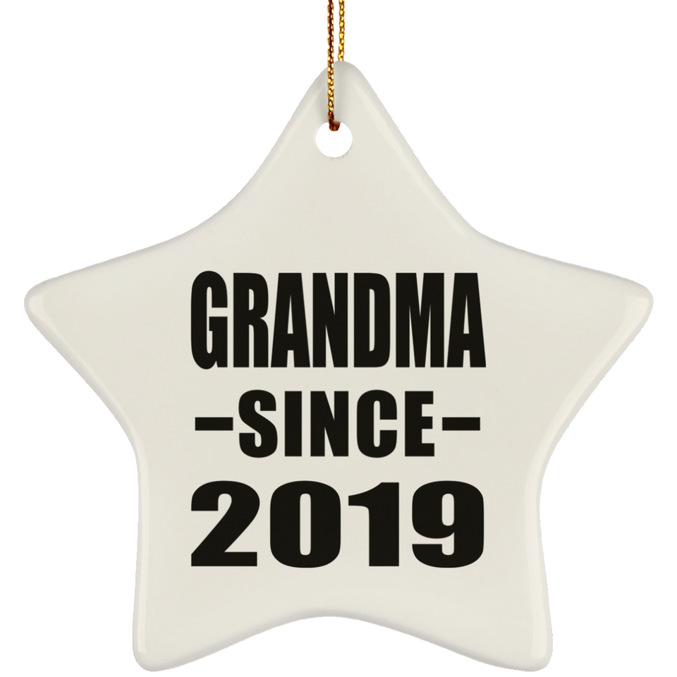 Grandma Since 2019 - Star Ornament