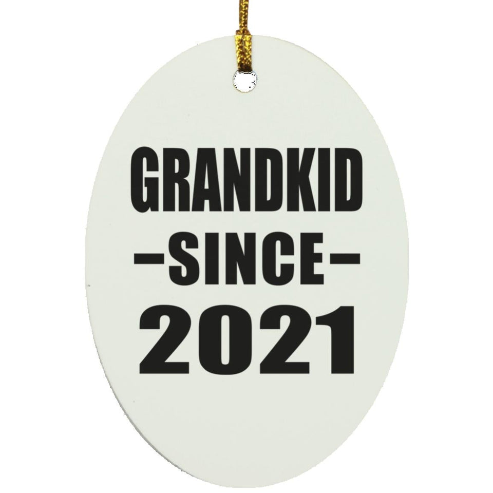 Grandkid Since 2021 - Oval Ornament