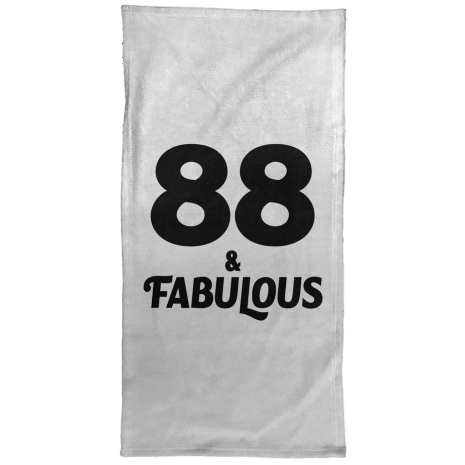 88th Birthday 88 & Fabulous - Hand Towel