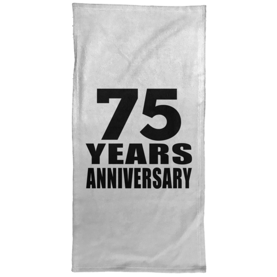 75th Anniversary 75 Years Anniversary - Hand Towel
