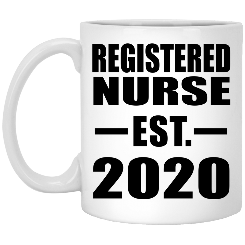 Registered Nurse Established EST. 2020 - 11oz Coffee Mug