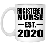 Registered Nurse Established EST. 2020 - 11oz Coffee Mug