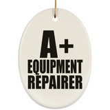 A+ Equipment Repairer - Oval Ornament