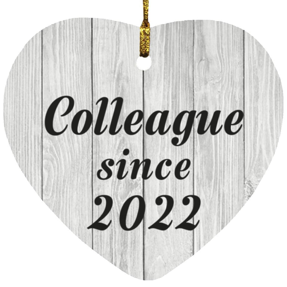 Colleague Since 2022 - Heart Ornament F