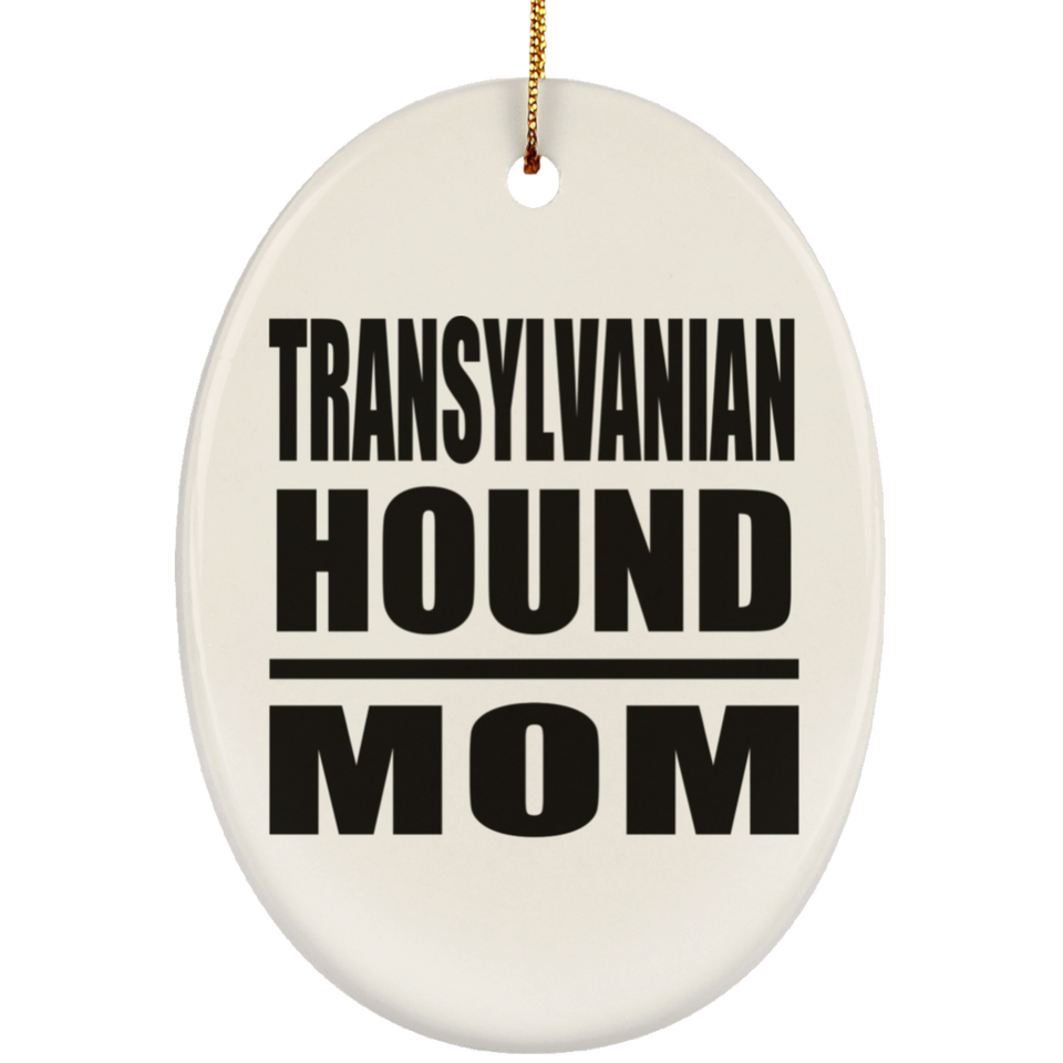 Transylvanian Hound Mom - Oval Ornament