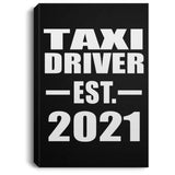 Taxi Driver Established EST. 2021 - Canvas Portrait