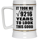 96th Birthday Took Square Root of 9216 Years To Look Good - Beer Stein