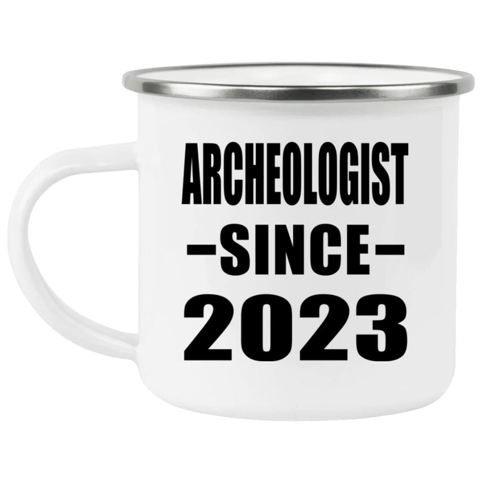 Archeologist Since 2023 - 12oz Camping Mug