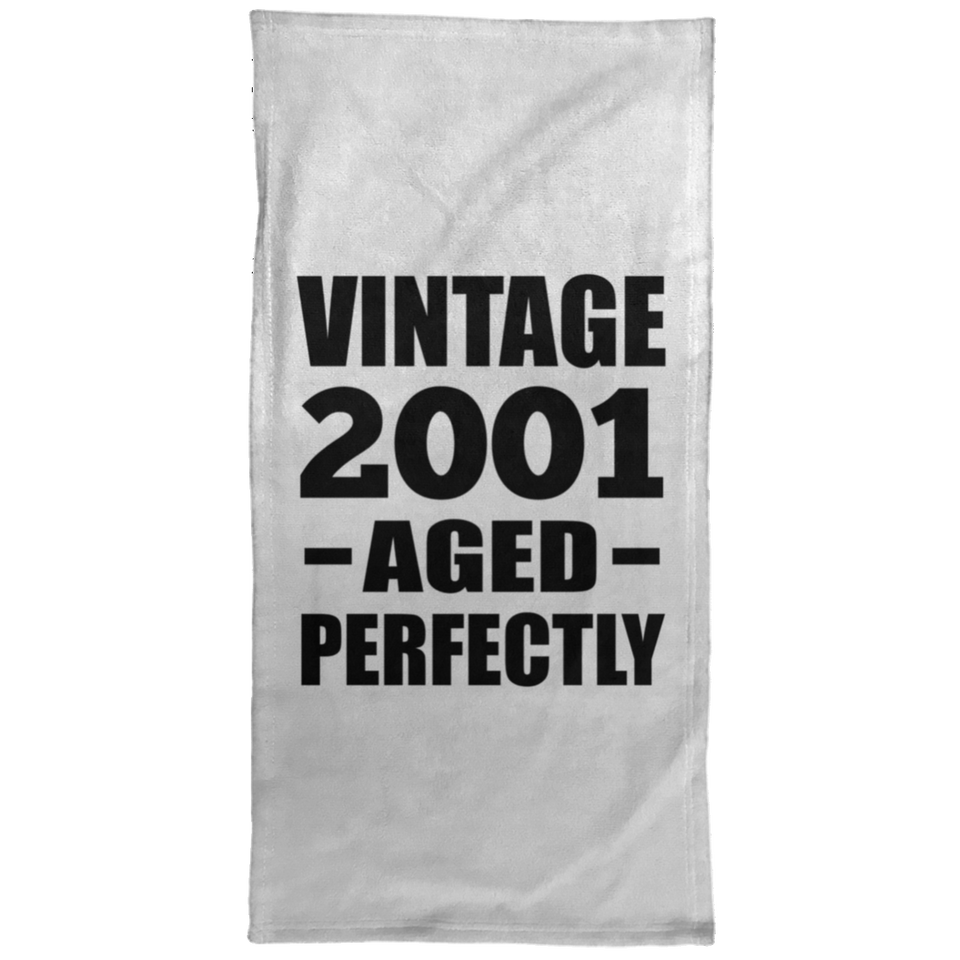 23rd Birthday Vintage 2001 Aged Perfectly - Hand Towel
